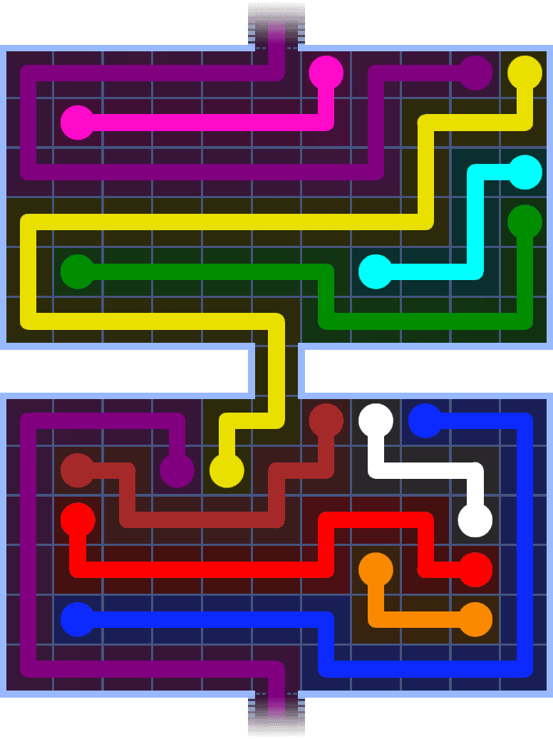 Flow Free Warps 1435 Solution