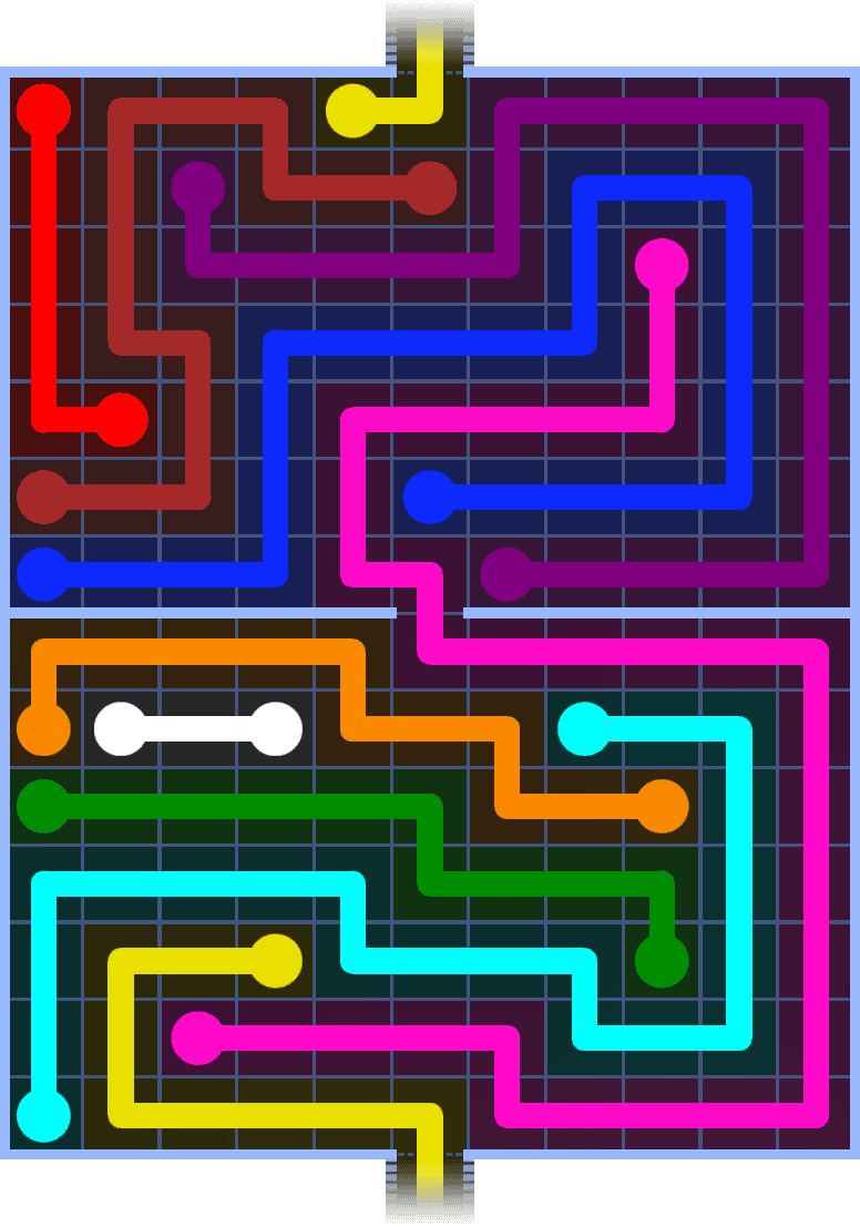 Flow Free Warps 1460 Solution