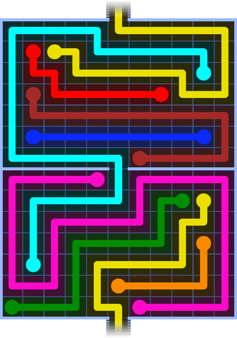 Flow Free Warps 1469 Solution