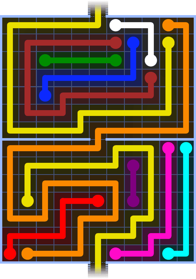 Flow Free Warps 1441 Solution