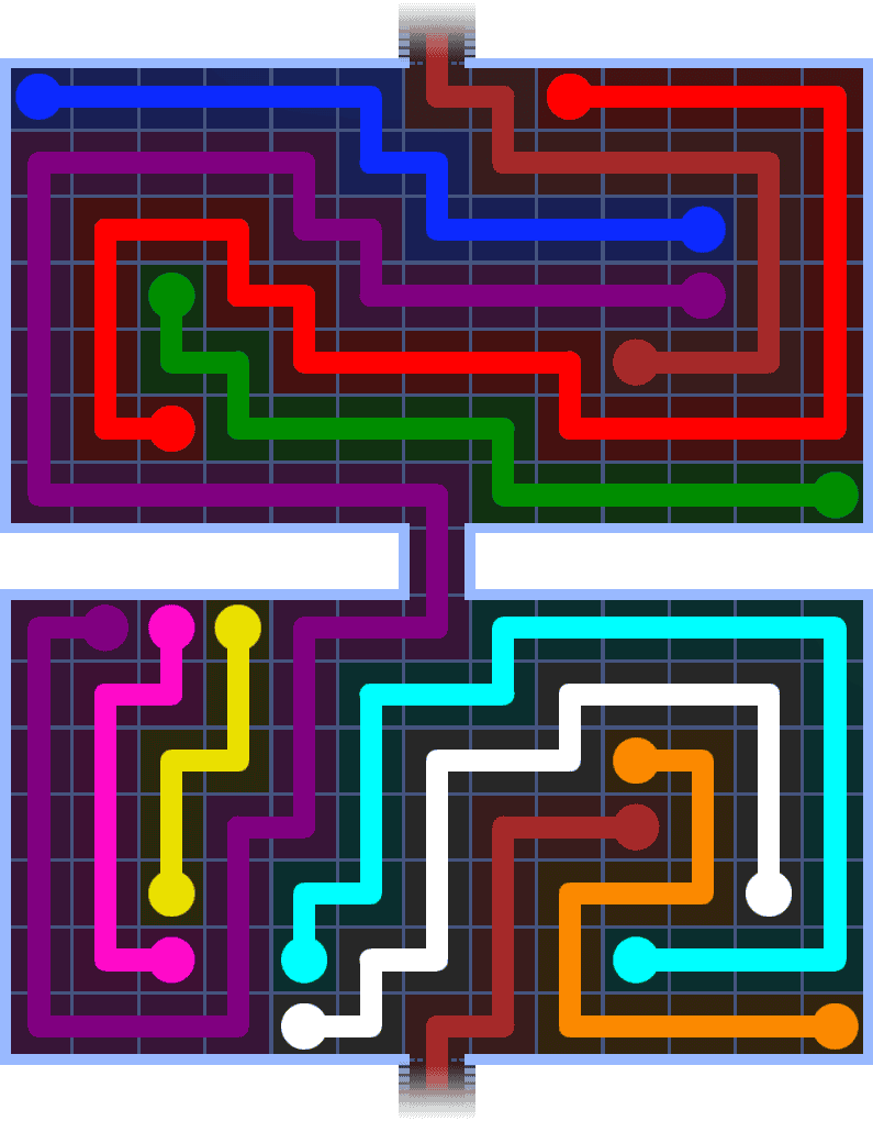 Flow Free Warps 1471 Solution