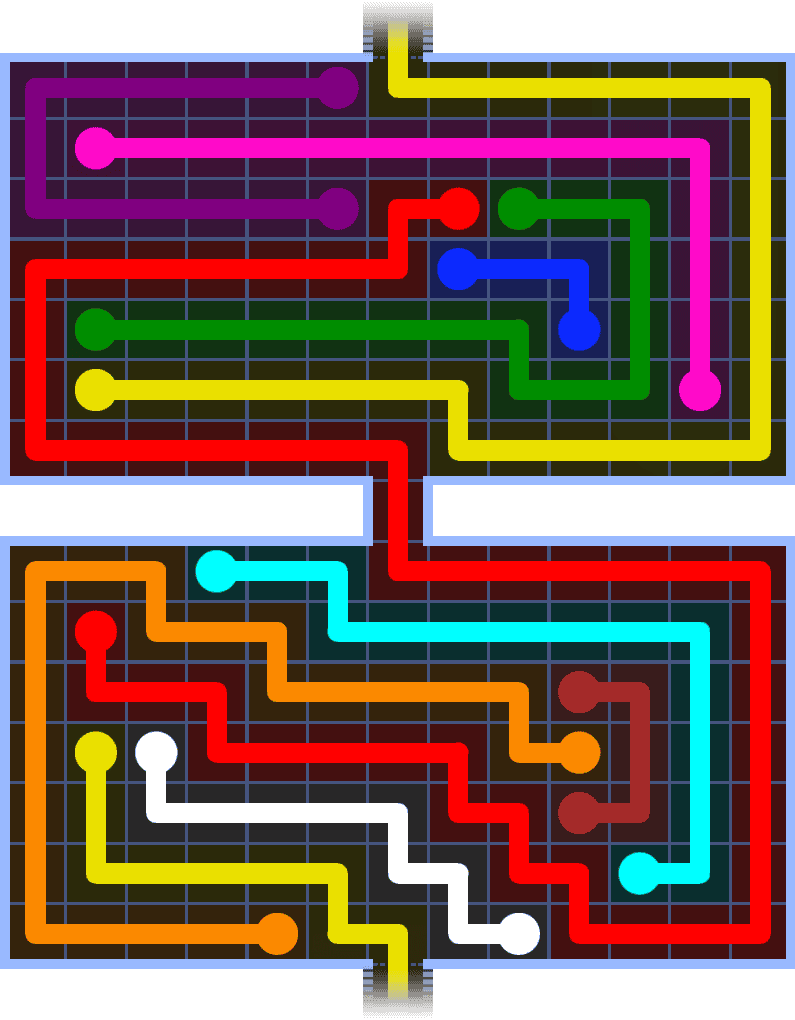 Flow Free Warps 1488 Solution