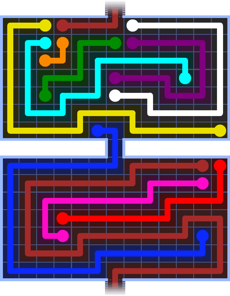Flow Free Warps 1489 Solution