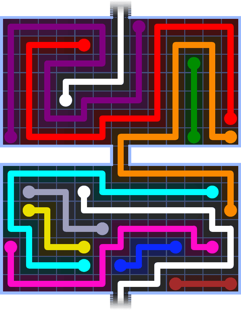 Flow Free Warps 1492 Solution