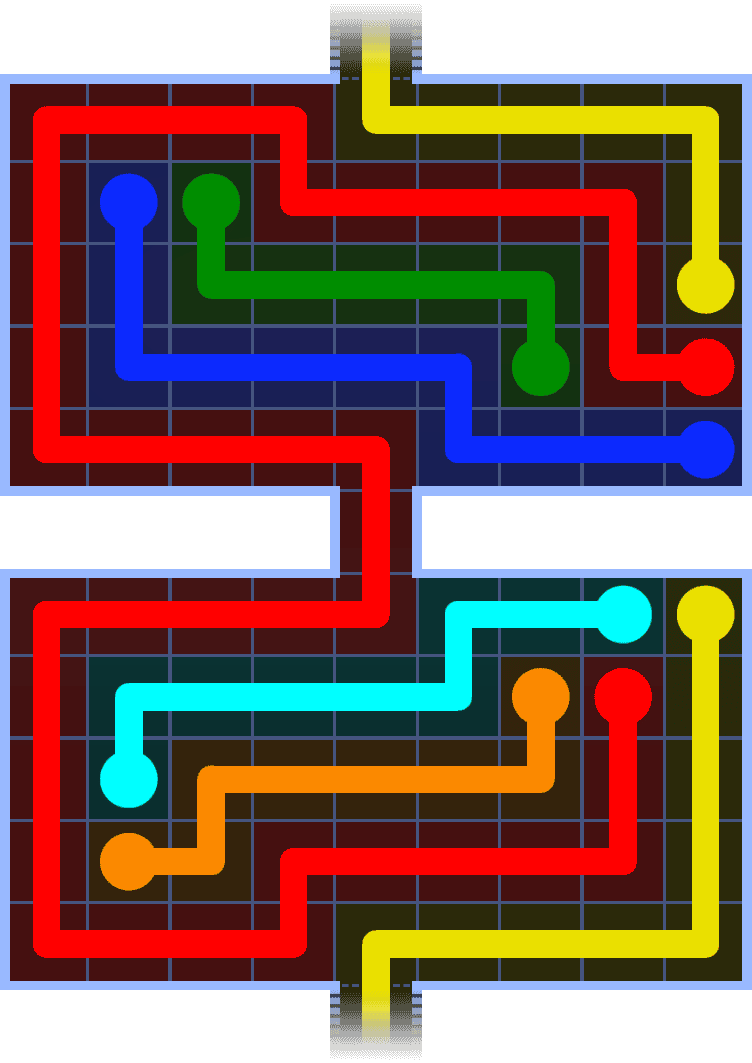 Flow Free Warps 1356 Solution