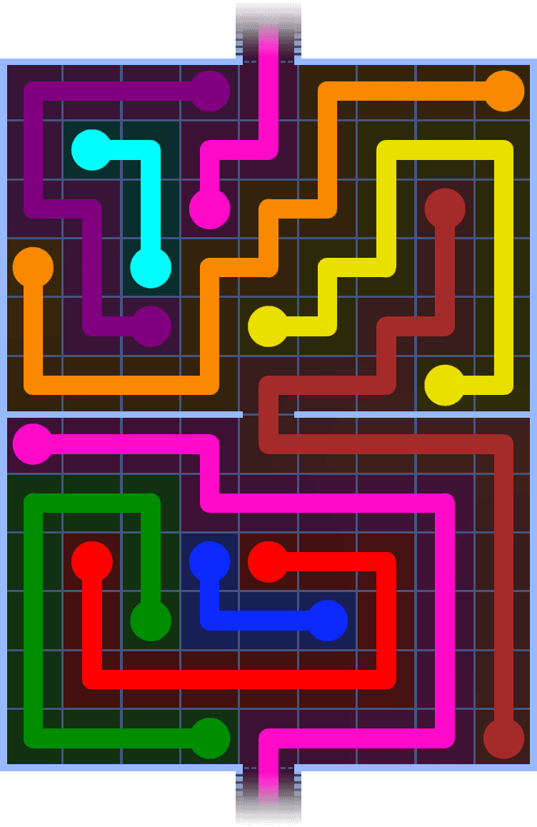 Flow Free Warps 1382 Solution