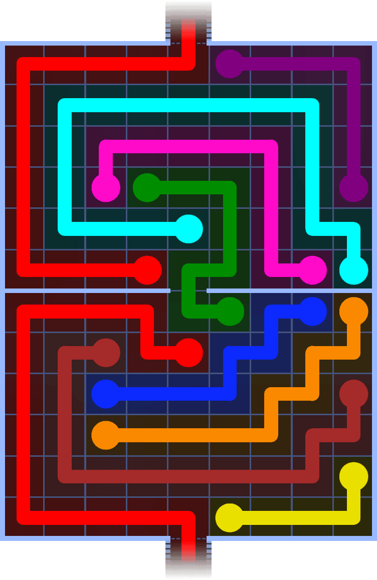 Flow Free Warps 1388 Solution