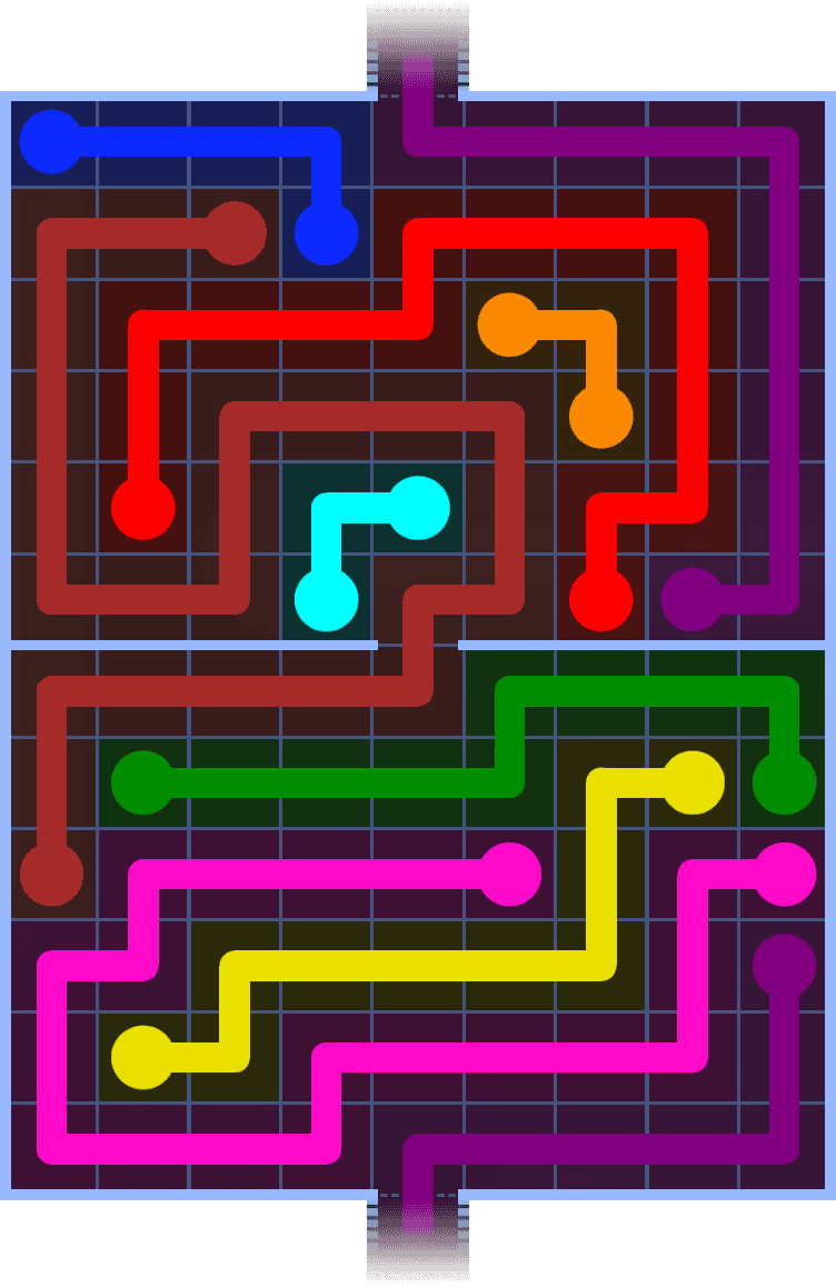Flow Free Warps 1400 Solution