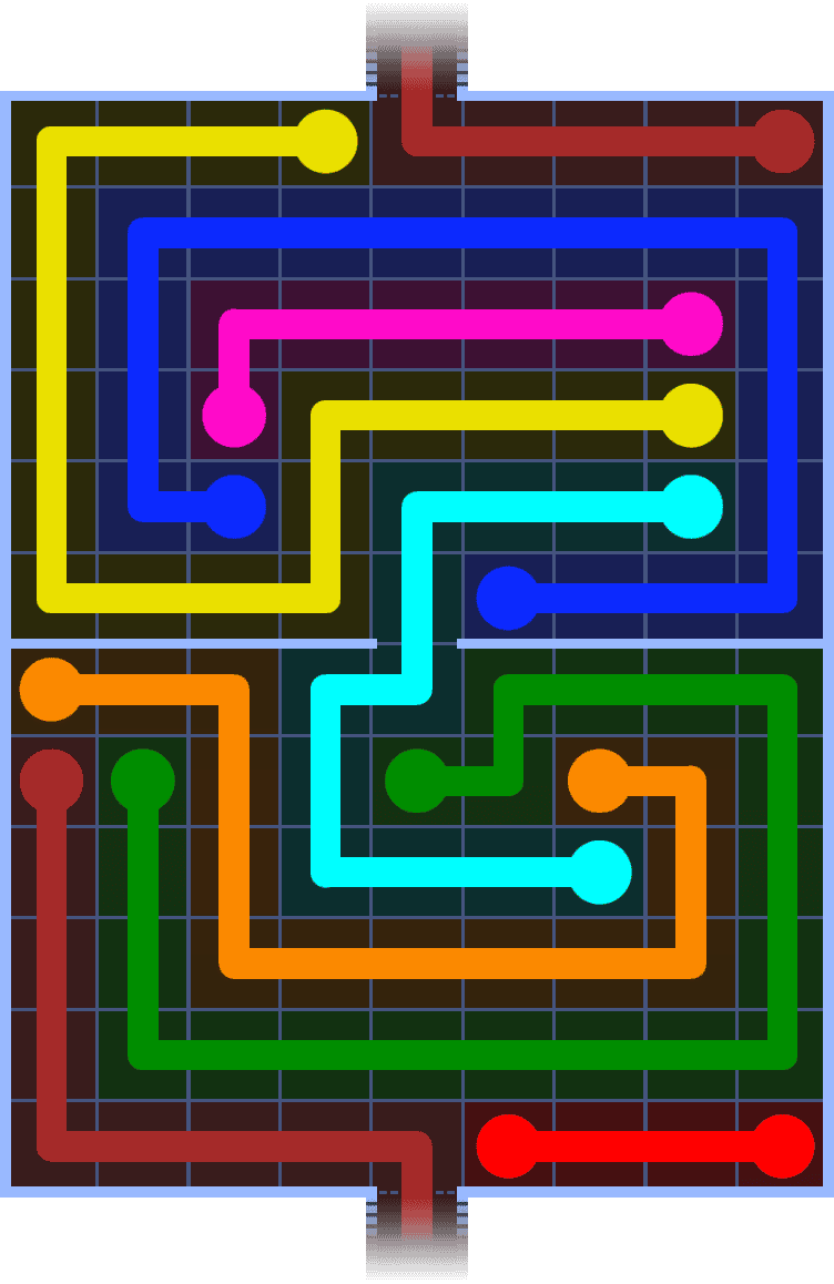Flow Free Warps 1402 Solution