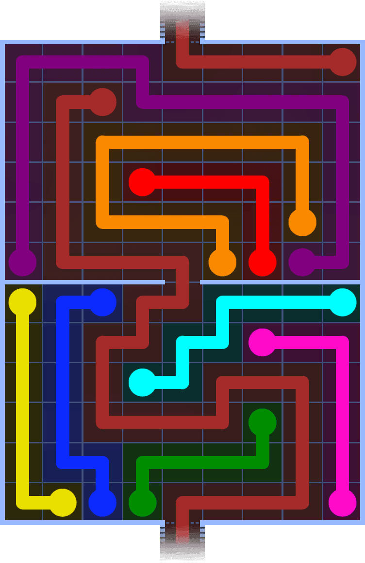 Flow Free Warps 1403 Solution