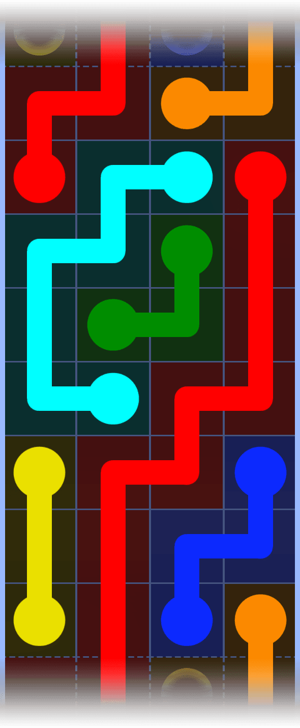 Flow Free Warps 1216 Solution