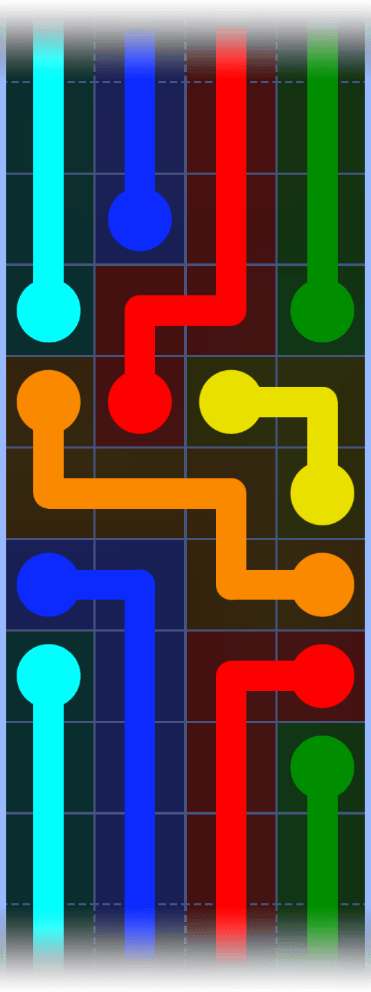 Flow Free Warps 1222 Solution