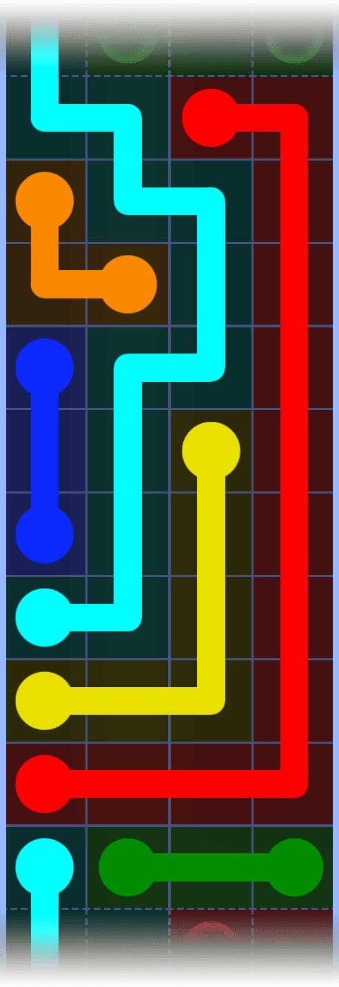 Flow Free Warps 1230 Solution