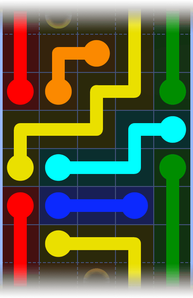 Flow Free Warps 1235 Solution