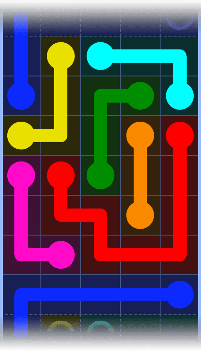 Flow Free Warps 1236 Solution