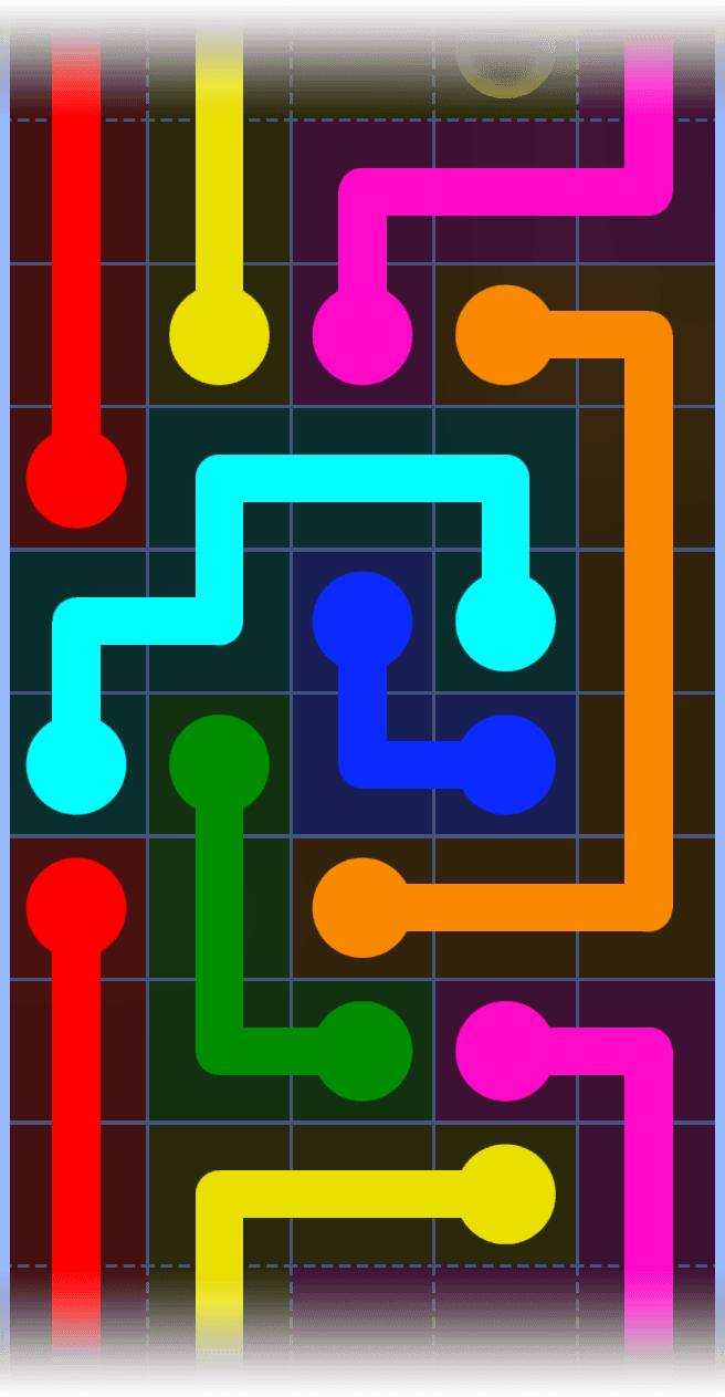 Flow Free Warps 1243 Solution