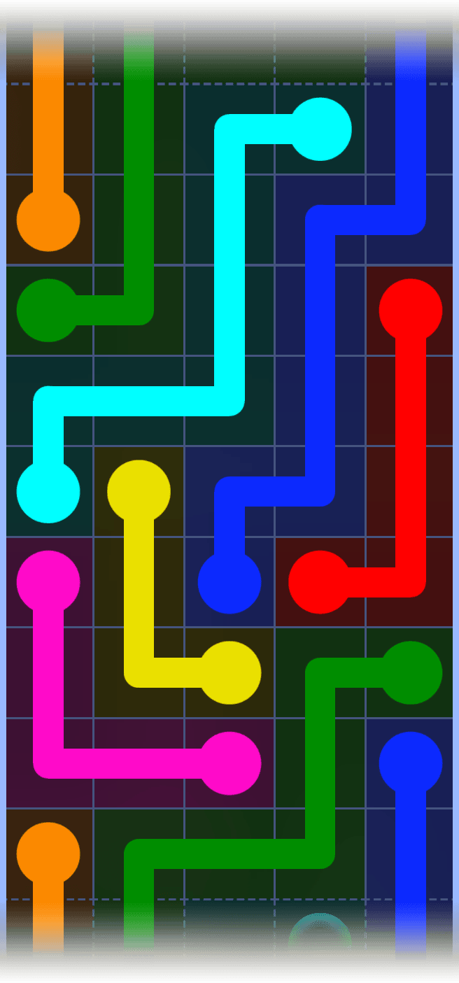 Flow Free Warps 1246 Solution