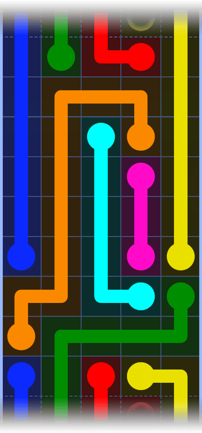 Flow Free Warps 1248 Solution