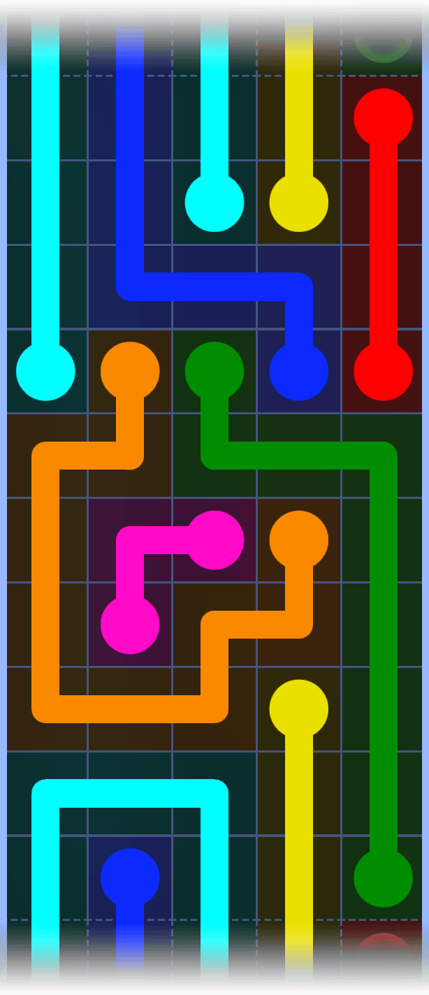 Flow Free Warps 1252 Solution