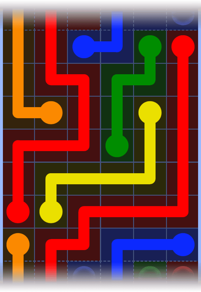 Flow Free Warps 1263 Solution