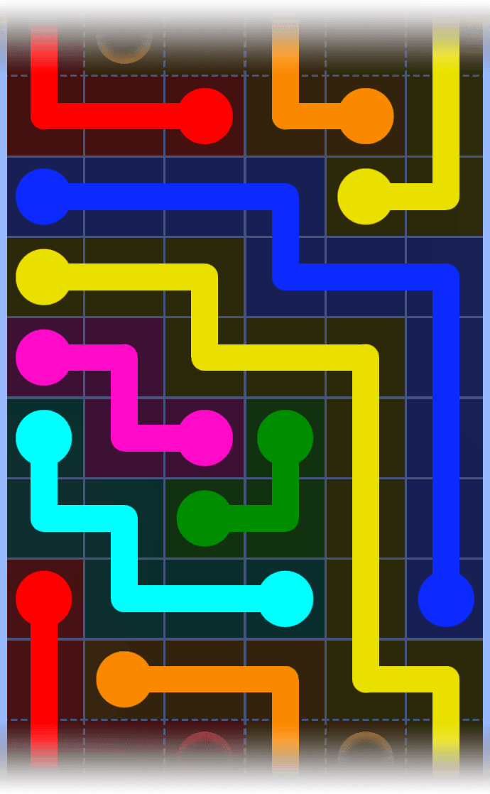 Flow Free Warps 1266 Solution
