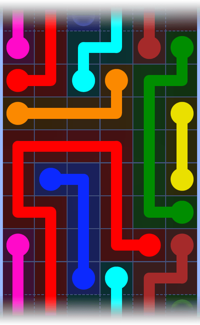 Flow Free Warps 1268 Solution