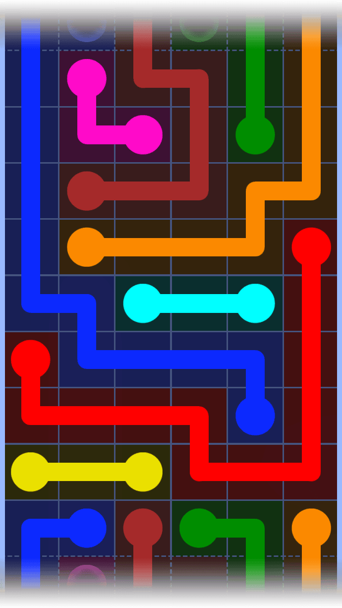 Flow Free Warps 1272 Solution