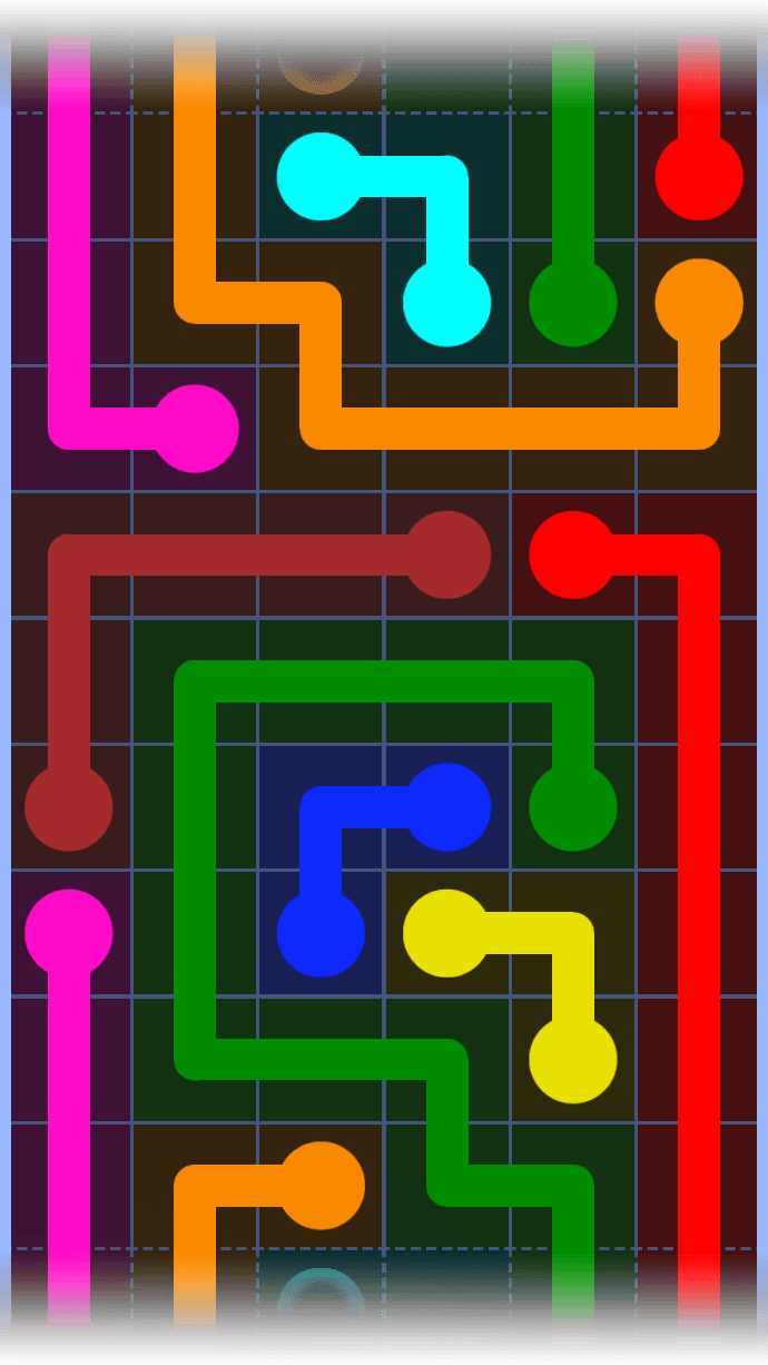 Flow Free Warps 1275 Solution