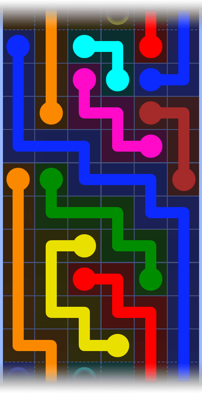 Flow Free Warps 1276 Solution