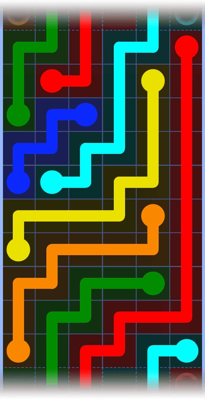 Flow Free Warps 1279 Solution