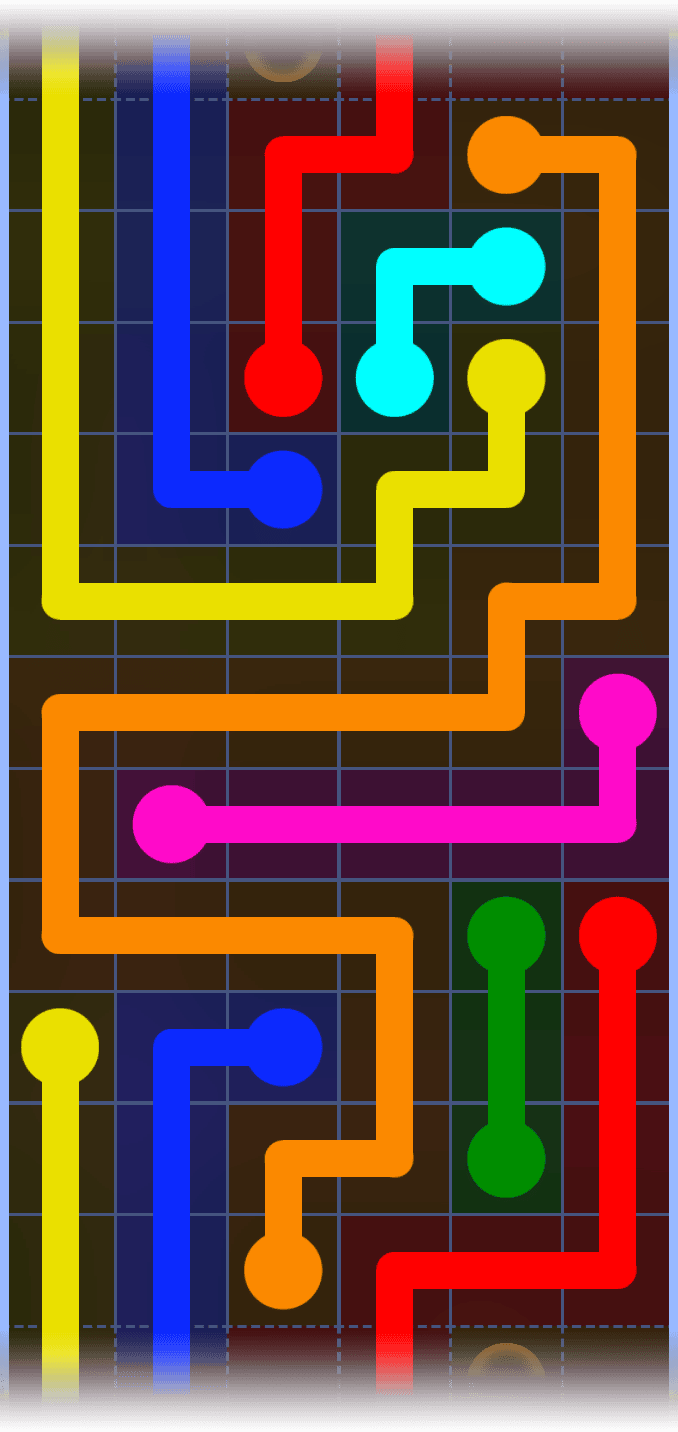 Flow Free Warps 1283 Solution