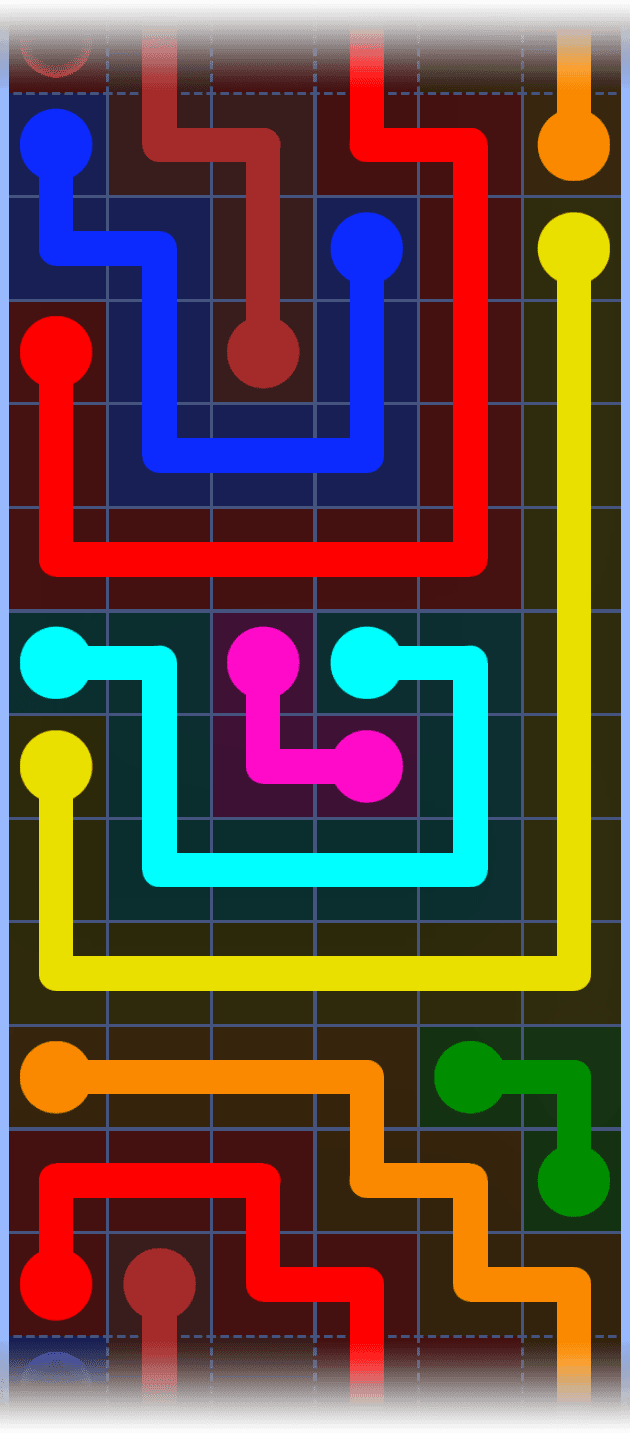 Flow Free Warps 1287 Solution