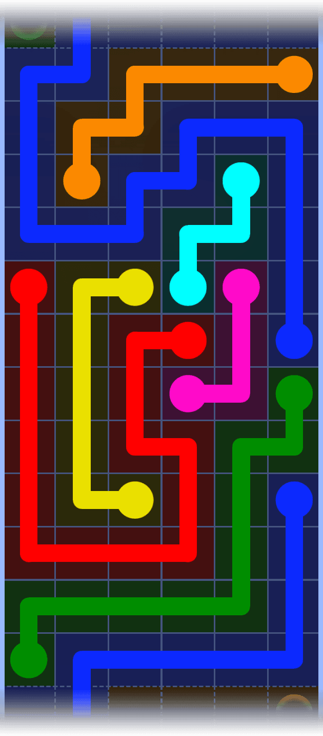 Flow Free Warps 1288 Solution