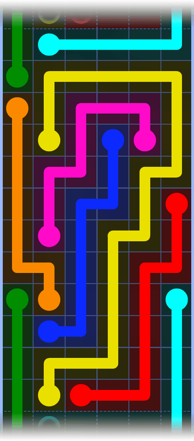 Flow Free Warps 1289 Solution