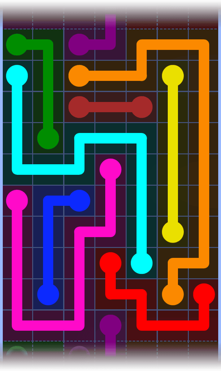 Flow Free Warps 1301 Solution