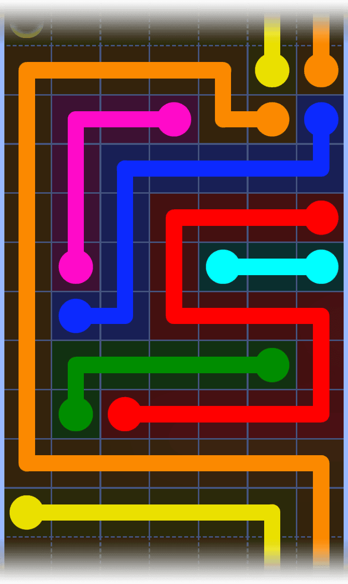 Flow Free Warps 1303 Solution