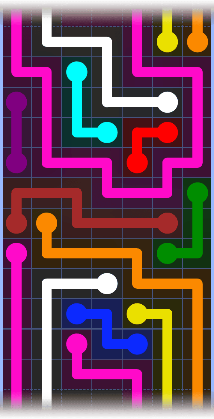 Flow Free Warps 1313 Solution