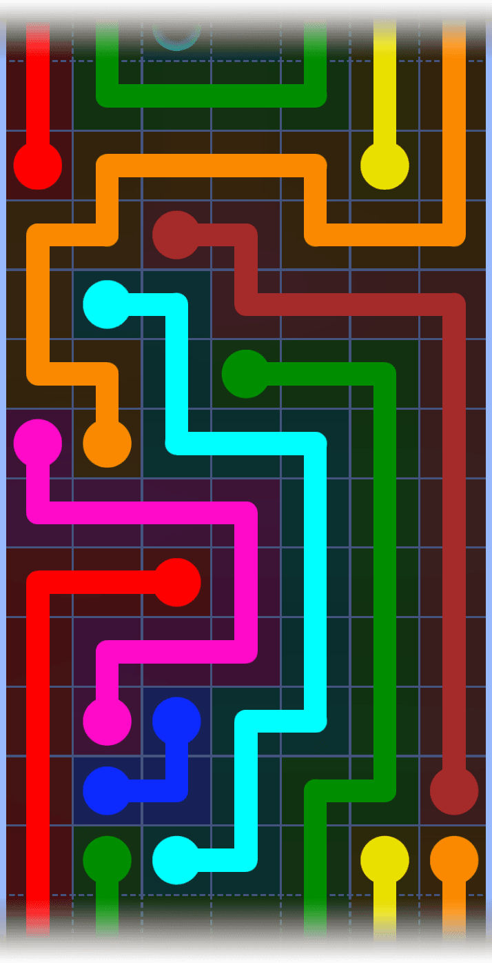 Flow Free Warps 1315 Solution
