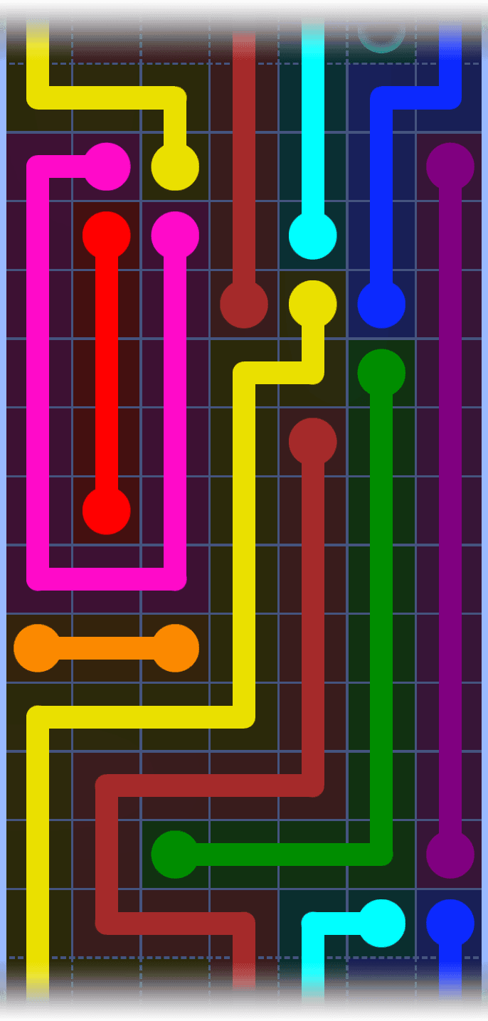 Flow Free Warps 1317 Solution