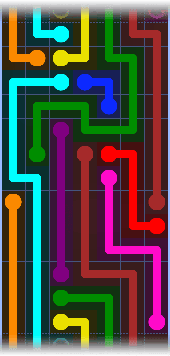 Flow Free Warps 1318 Solution