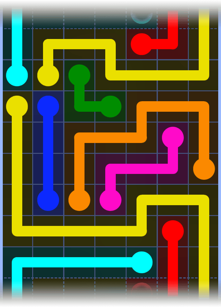Flow Free Warps 1291 Solution