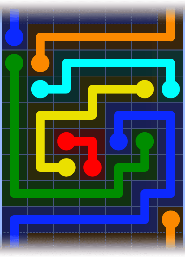 Flow Free Warps 1292 Solution