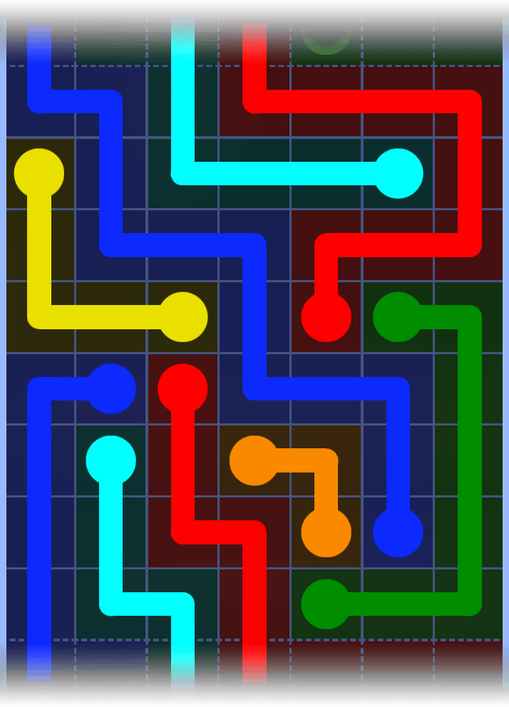 Flow Free Warps 1293 Solution