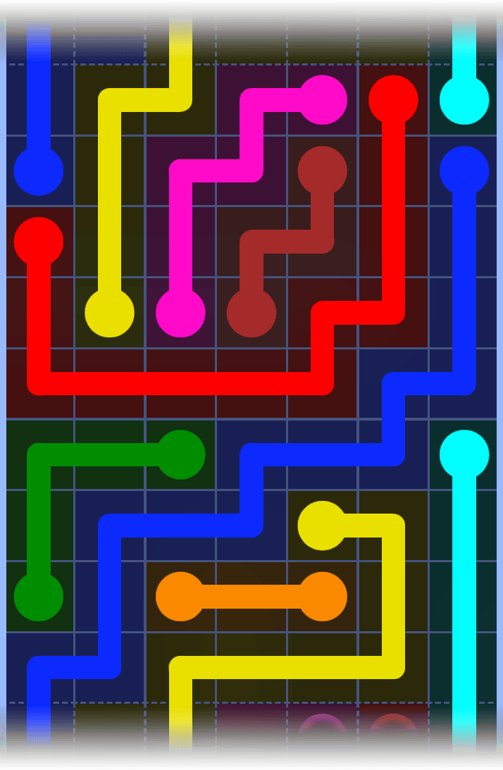 Flow Free Warps 1296 Solution