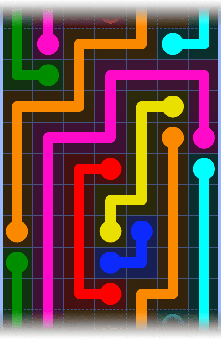 Flow Free Warps 1298 Solution