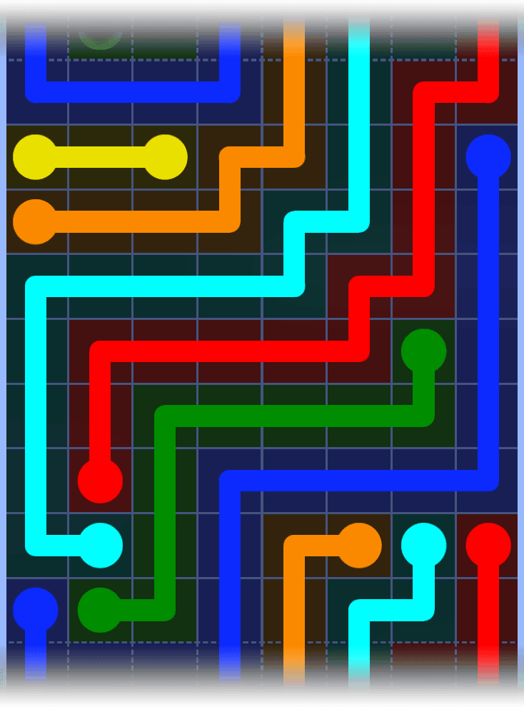 Flow Free Warps 1323 Solution