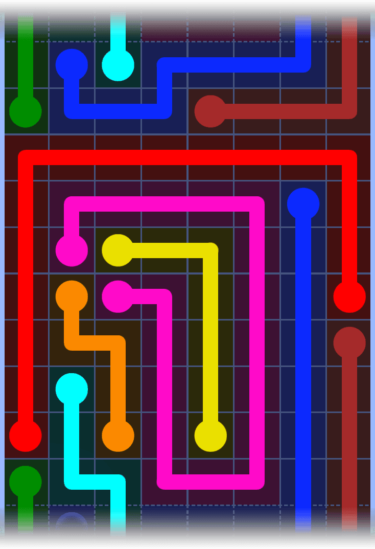Flow Free Warps 1326 Solution