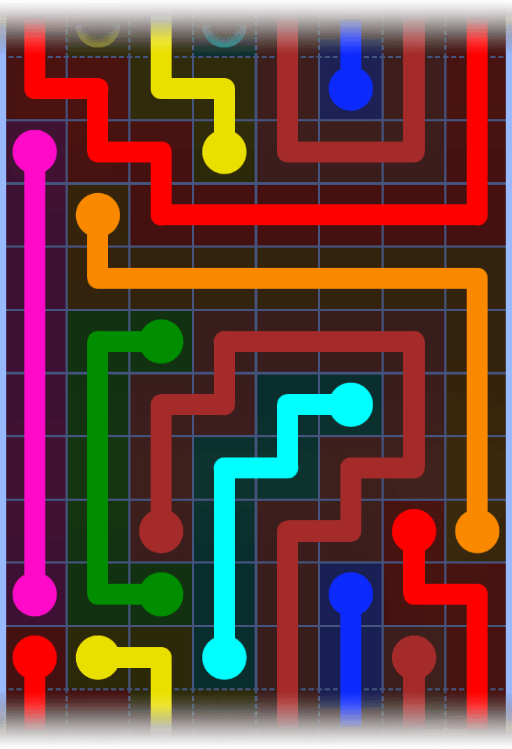 Flow Free Warps 1328 Solution