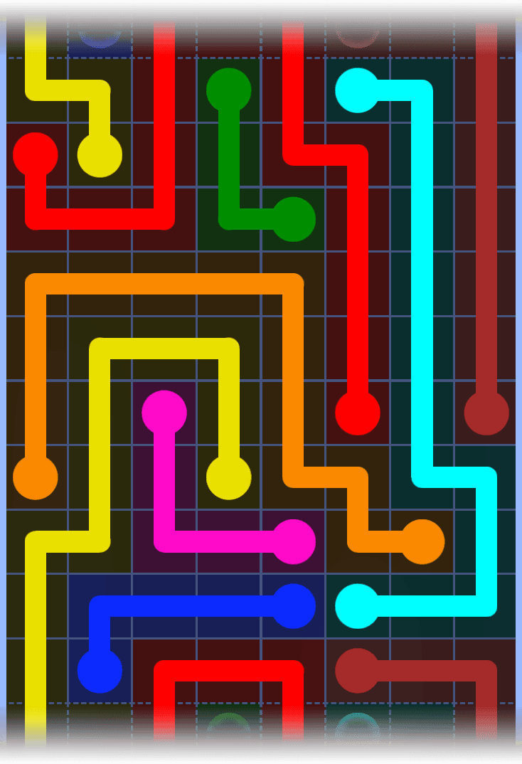 Flow Free Warps 1329 Solution