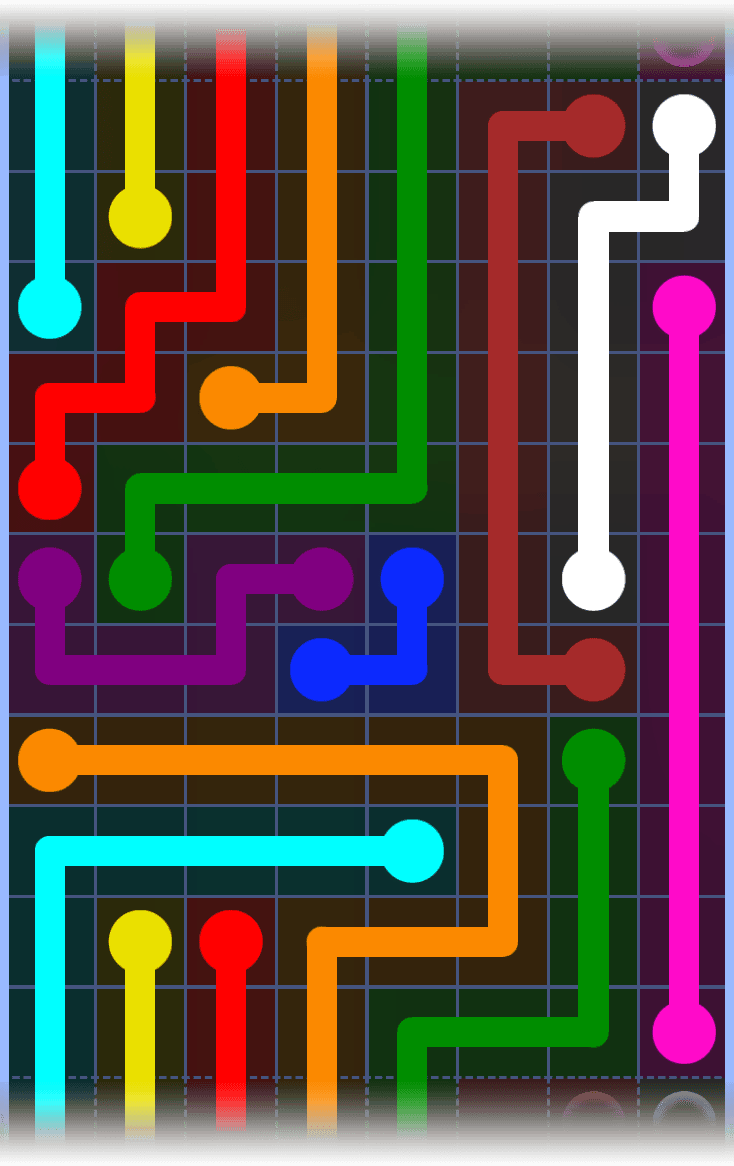 Flow Free Warps 1331 Solution